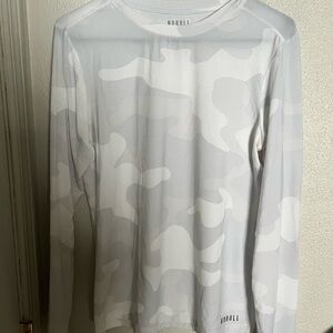 Nobull White Camo Long Sleeve Shirt
